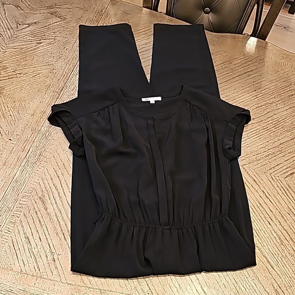 Black formal romper jumpsuit size M DR2